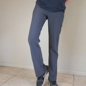Nike Womens Active Wear Athletic Dark Gray Stretchy Workout Pants Size XS